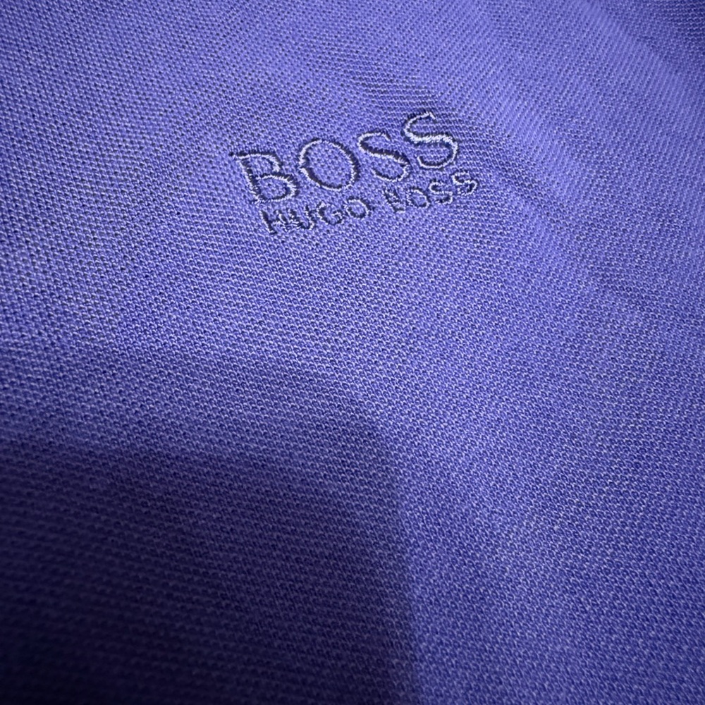 Boss purple polo size medium